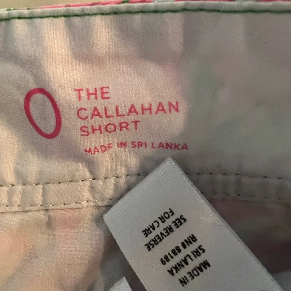 Lilly Pulitzer Callahan size 0 pink flamingo shorts Excellent condition
